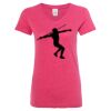 Women’s Glitter V-Neck T-Shirt Thumbnail