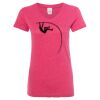 Women’s Glitter V-Neck T-Shirt Thumbnail