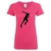 Women’s Glitter V-Neck T-Shirt Thumbnail