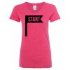 Women’s Glitter V-Neck T-Shirt Thumbnail
