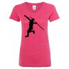 Women’s Glitter V-Neck T-Shirt Thumbnail