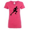 Women’s Glitter V-Neck T-Shirt Thumbnail