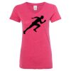 Women’s Glitter V-Neck T-Shirt Thumbnail