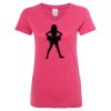 Women’s Glitter V-Neck T-Shirt Thumbnail