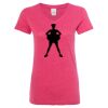 Women’s Glitter V-Neck T-Shirt Thumbnail