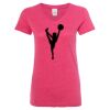 Women’s Glitter V-Neck T-Shirt Thumbnail