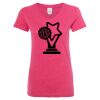 Women’s Glitter V-Neck T-Shirt Thumbnail