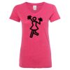 Women’s Glitter V-Neck T-Shirt Thumbnail