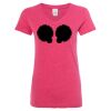 Women’s Glitter V-Neck T-Shirt Thumbnail