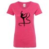 Women’s Glitter V-Neck T-Shirt Thumbnail
