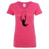 Women’s Glitter V-Neck T-Shirt Thumbnail