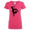 Women’s Glitter V-Neck T-Shirt Thumbnail