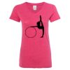 Women’s Glitter V-Neck T-Shirt Thumbnail