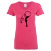 Women’s Glitter V-Neck T-Shirt Thumbnail