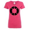 Women’s Glitter V-Neck T-Shirt Thumbnail