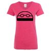 Women’s Glitter V-Neck T-Shirt Thumbnail