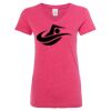 Women’s Glitter V-Neck T-Shirt Thumbnail