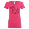 Women’s Glitter V-Neck T-Shirt Thumbnail