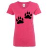 Women’s Glitter V-Neck T-Shirt Thumbnail