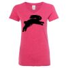 Women’s Glitter V-Neck T-Shirt Thumbnail