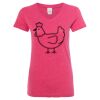 Women’s Glitter V-Neck T-Shirt Thumbnail