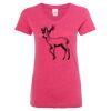 Women’s Glitter V-Neck T-Shirt Thumbnail