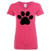 Women’s Glitter V-Neck T-Shirt Thumbnail