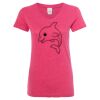 Women’s Glitter V-Neck T-Shirt Thumbnail