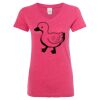 Women’s Glitter V-Neck T-Shirt Thumbnail