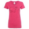 Women’s Glitter V-Neck T-Shirt Thumbnail
