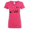Women’s Glitter V-Neck T-Shirt Thumbnail