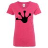 Women’s Glitter V-Neck T-Shirt Thumbnail
