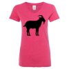 Women’s Glitter V-Neck T-Shirt Thumbnail