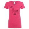 Women’s Glitter V-Neck T-Shirt Thumbnail
