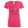 Women’s Glitter V-Neck T-Shirt Thumbnail