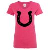 Women’s Glitter V-Neck T-Shirt Thumbnail