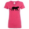 Women’s Glitter V-Neck T-Shirt Thumbnail
