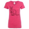 Women’s Glitter V-Neck T-Shirt Thumbnail