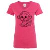 Women’s Glitter V-Neck T-Shirt Thumbnail