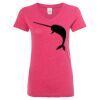 Women’s Glitter V-Neck T-Shirt Thumbnail