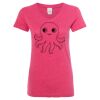 Women’s Glitter V-Neck T-Shirt Thumbnail