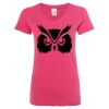 Women’s Glitter V-Neck T-Shirt Thumbnail