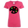Women’s Glitter V-Neck T-Shirt Thumbnail