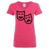 Women’s Glitter V-Neck T-Shirt Thumbnail