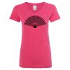 Women’s Glitter V-Neck T-Shirt Thumbnail