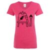 Women’s Glitter V-Neck T-Shirt Thumbnail