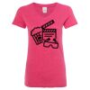 Women’s Glitter V-Neck T-Shirt Thumbnail