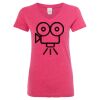 Women’s Glitter V-Neck T-Shirt Thumbnail
