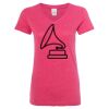 Women’s Glitter V-Neck T-Shirt Thumbnail
