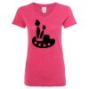 Women’s Glitter V-Neck T-Shirt Thumbnail